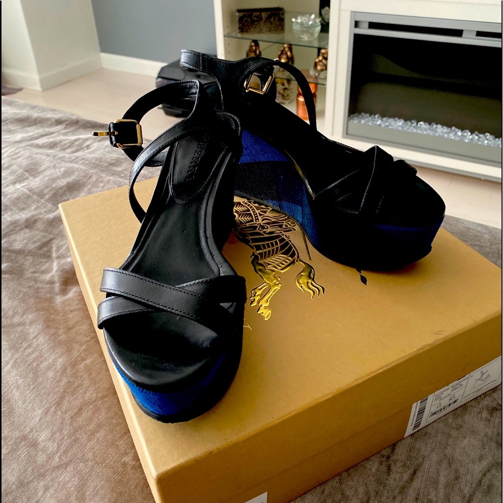Burberry platform sandals